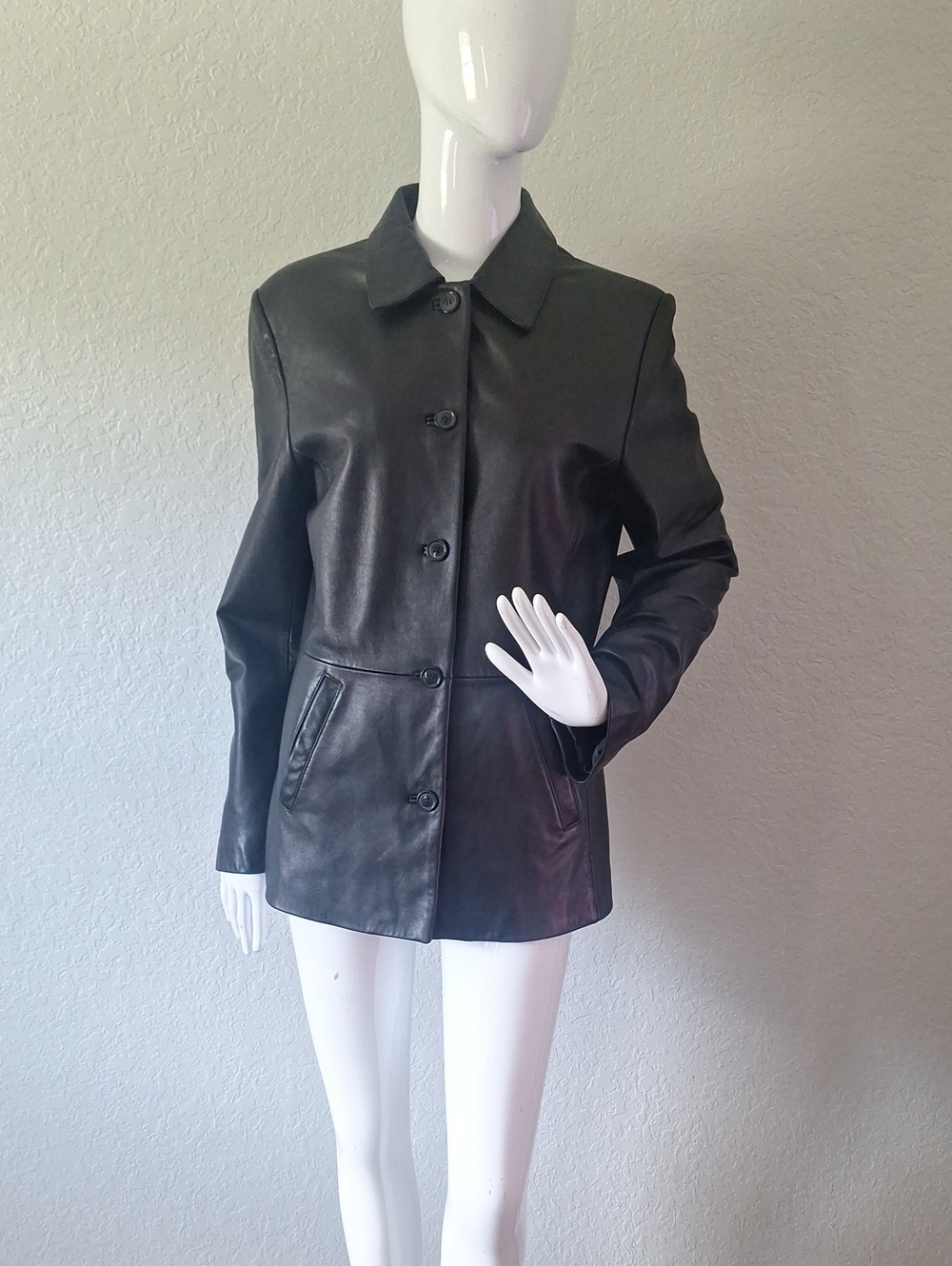Casual Corner 100% Soft Leather Jacket